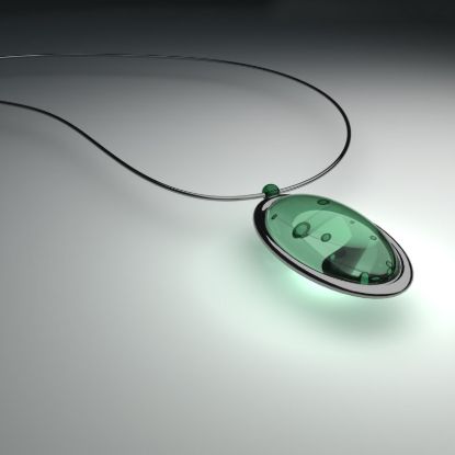 Obrazek Elegant Gemstone Necklace (rental)